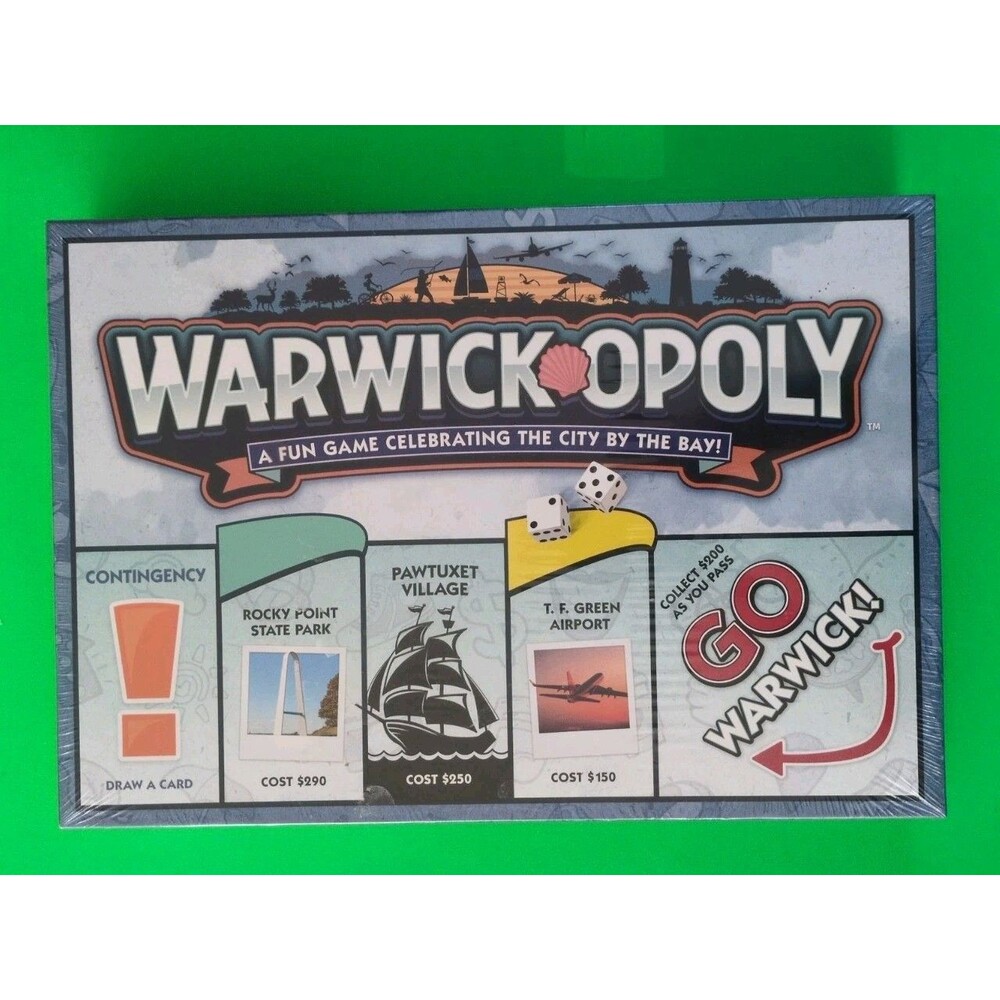 Warwick-Opoly A Property Trading Game Celebrating Warwick Rhode Island Sealed